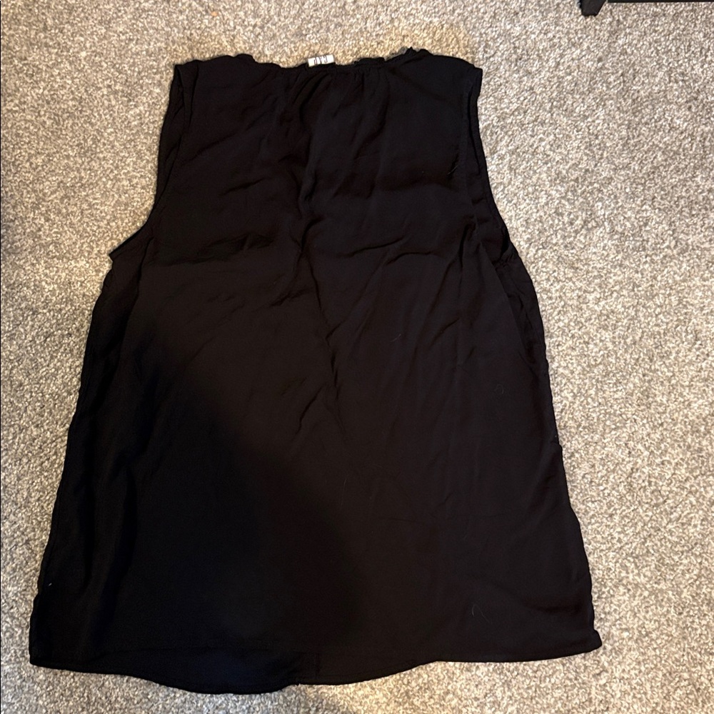 GAP Black Ruffled Tank Top - Picture 3 of 3